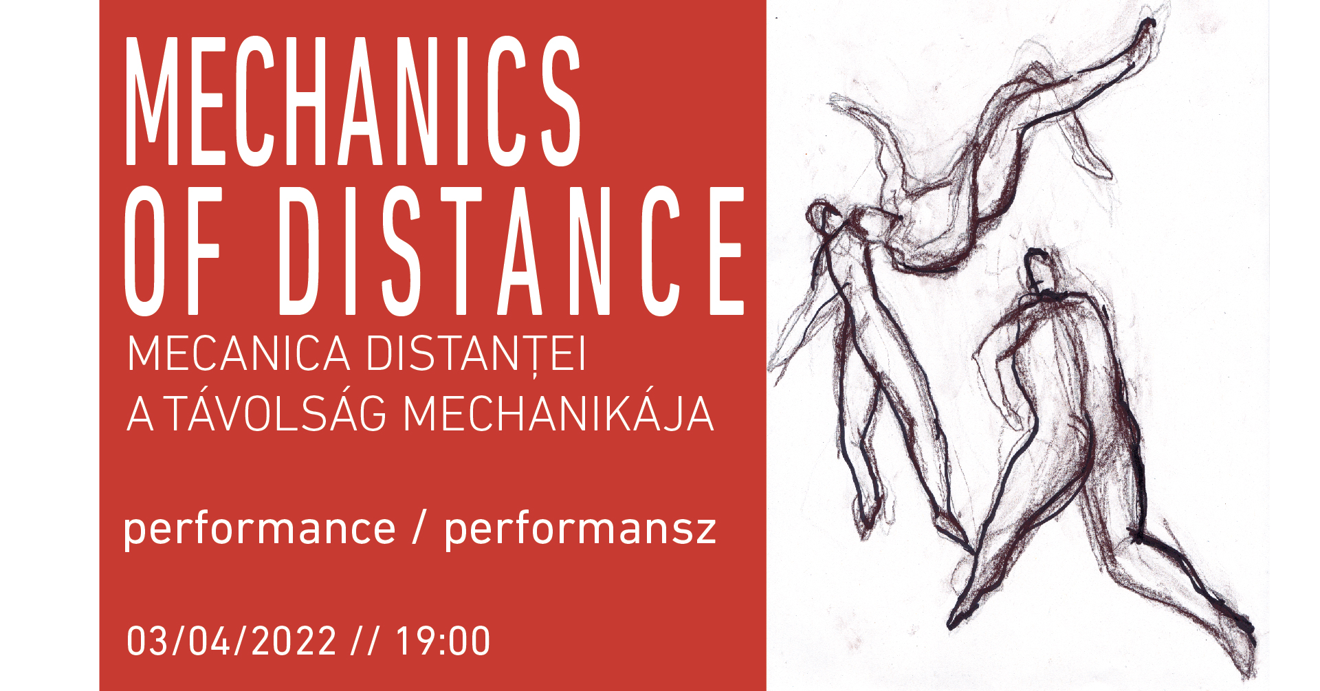 Áprilisban útnak indul A távolság mechanikája turnéja a Perform Europe program keretében / április 1-2-3 @Kolozsvár