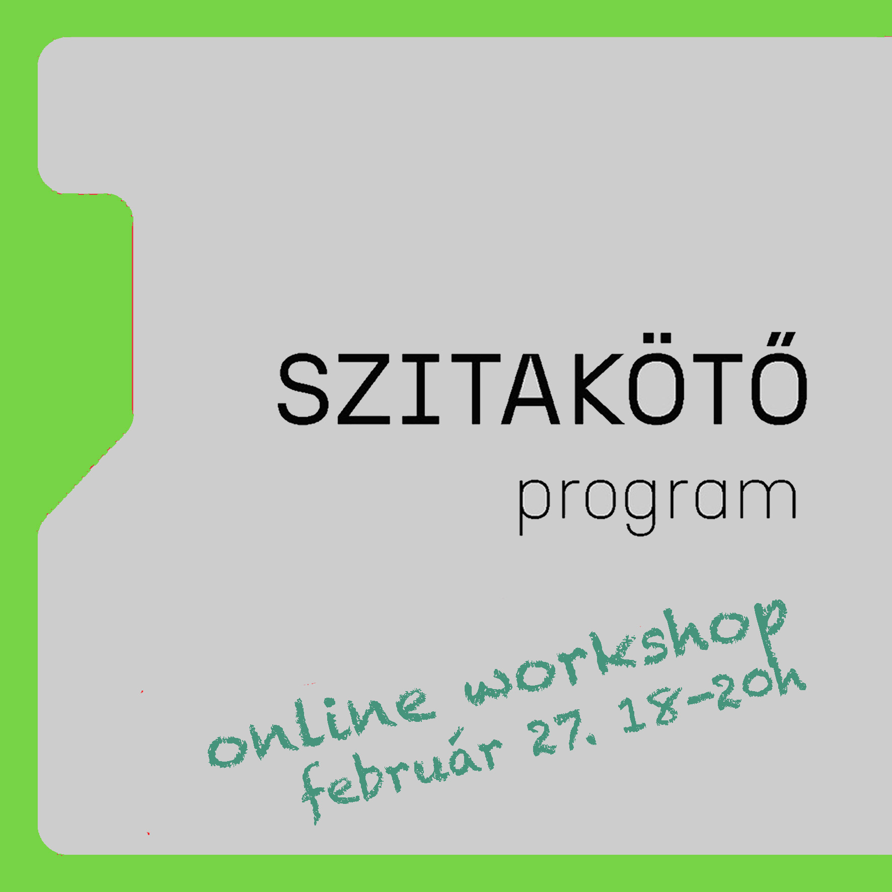 Szitakötő workshop a fenntarthatóságról #2 / február 27. @online
